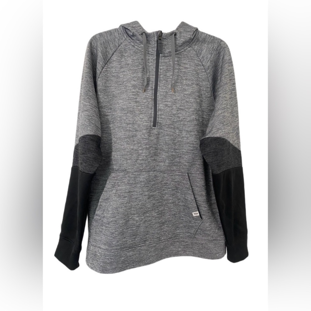 DSG Heather Gray and Black Hoodie
